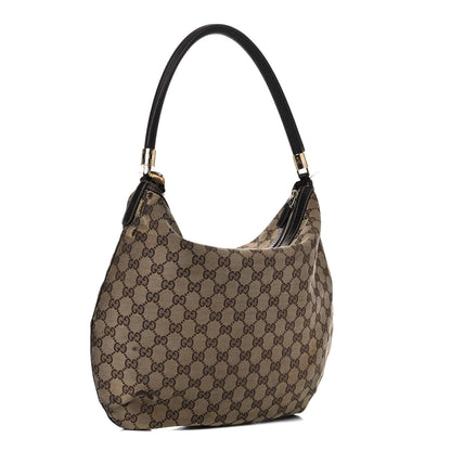 Gucci Monogram Hobo Dark Brown 4 of 32