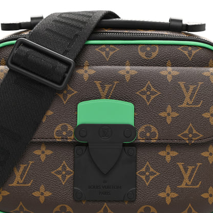 Louis Vuitton Monogram Macassar S Lock Messenger Minty Green 7 of 9