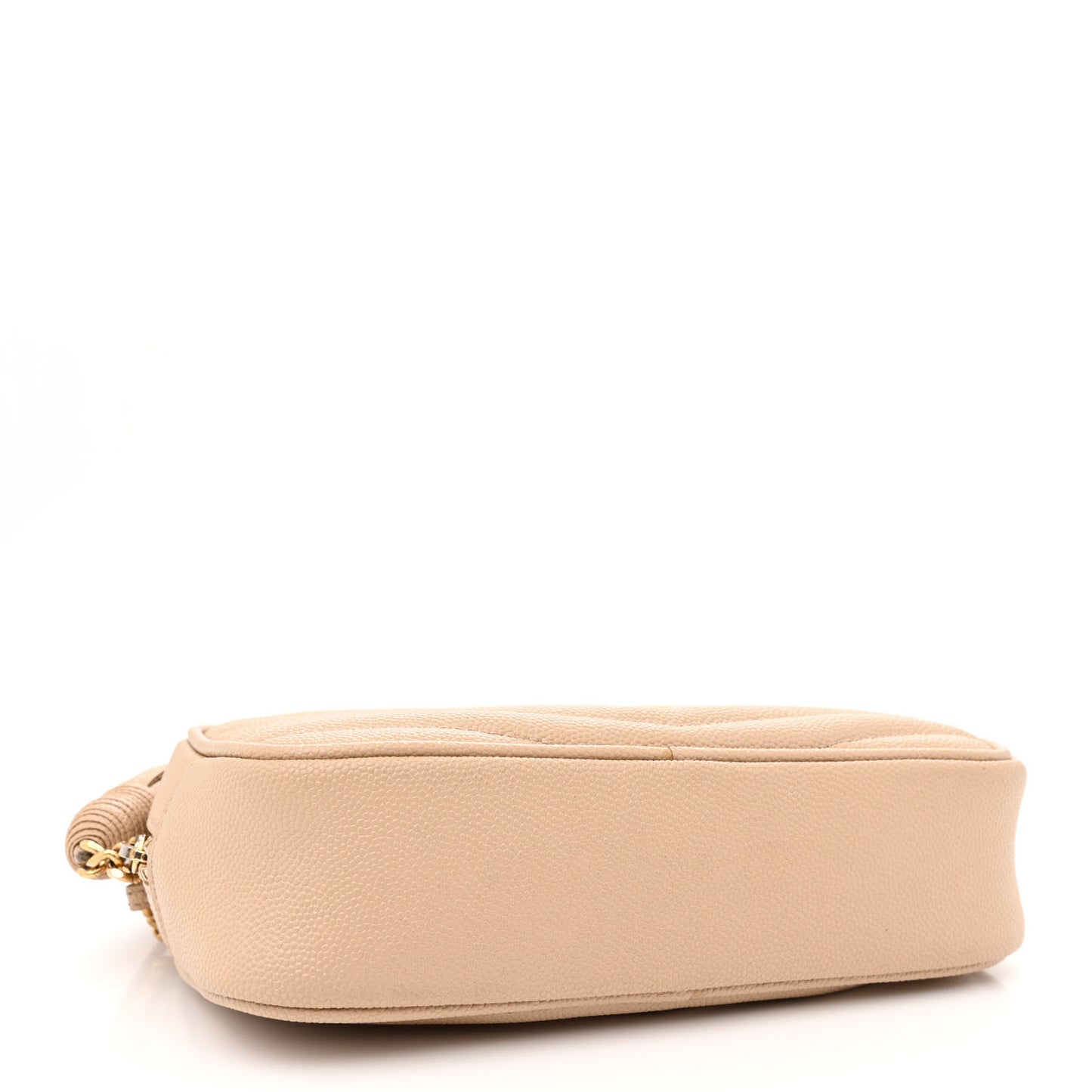 Grain De Poudre Matelasse Monogram Mini Lou Camera Bag Dark Beige