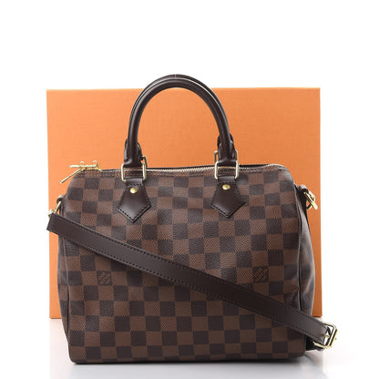 Louis Vuitton Damier Ebene Speedy Bandouliere 25 9 of 9