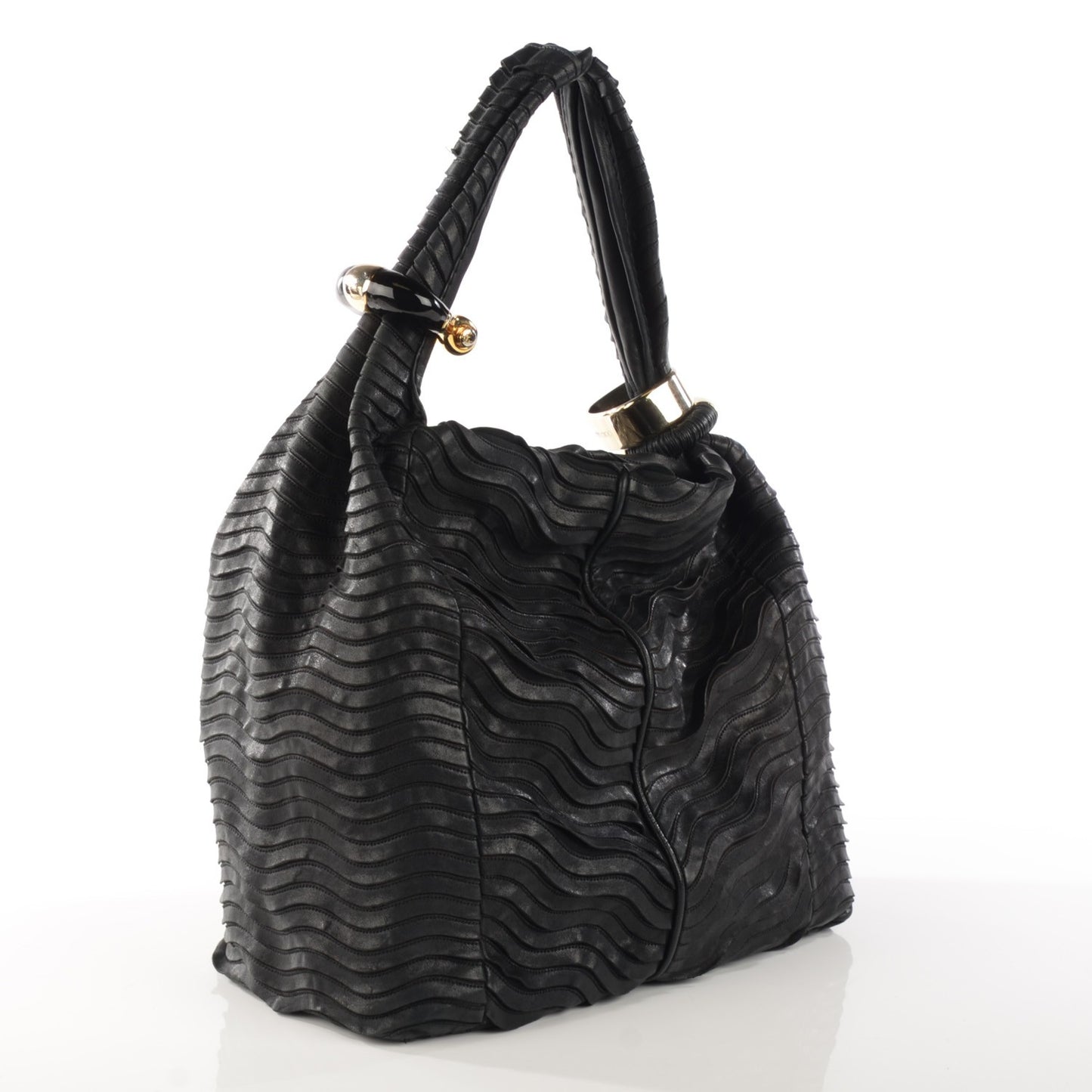 Nappa Medium Saba Hobo Black