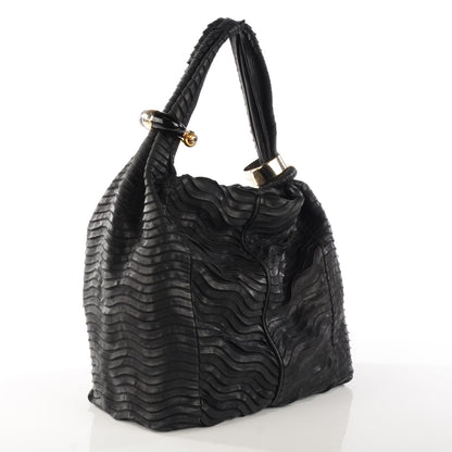 Jimmy Choo Nappa Medium Saba Hobo Black 3 of 9