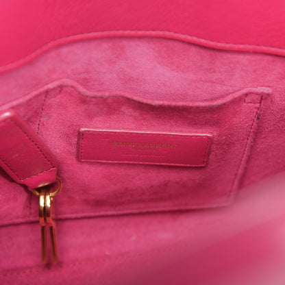 Saint Laurent Calfskin Nano Sac De Jour Lipstick Fuchsia 6 of 12