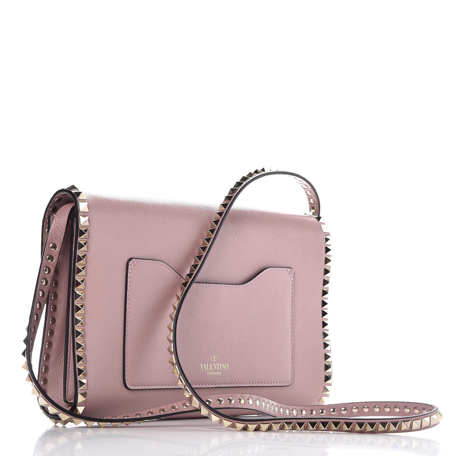 Valentino Garavani Vitello Rockstud No Limit Shoulder Bag Lipstick 3 of 8
