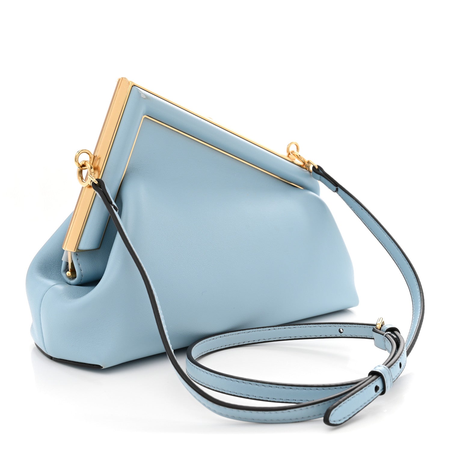Fendi Shiny Nappa Small Fendi First Azzurro Baby 3 of 13