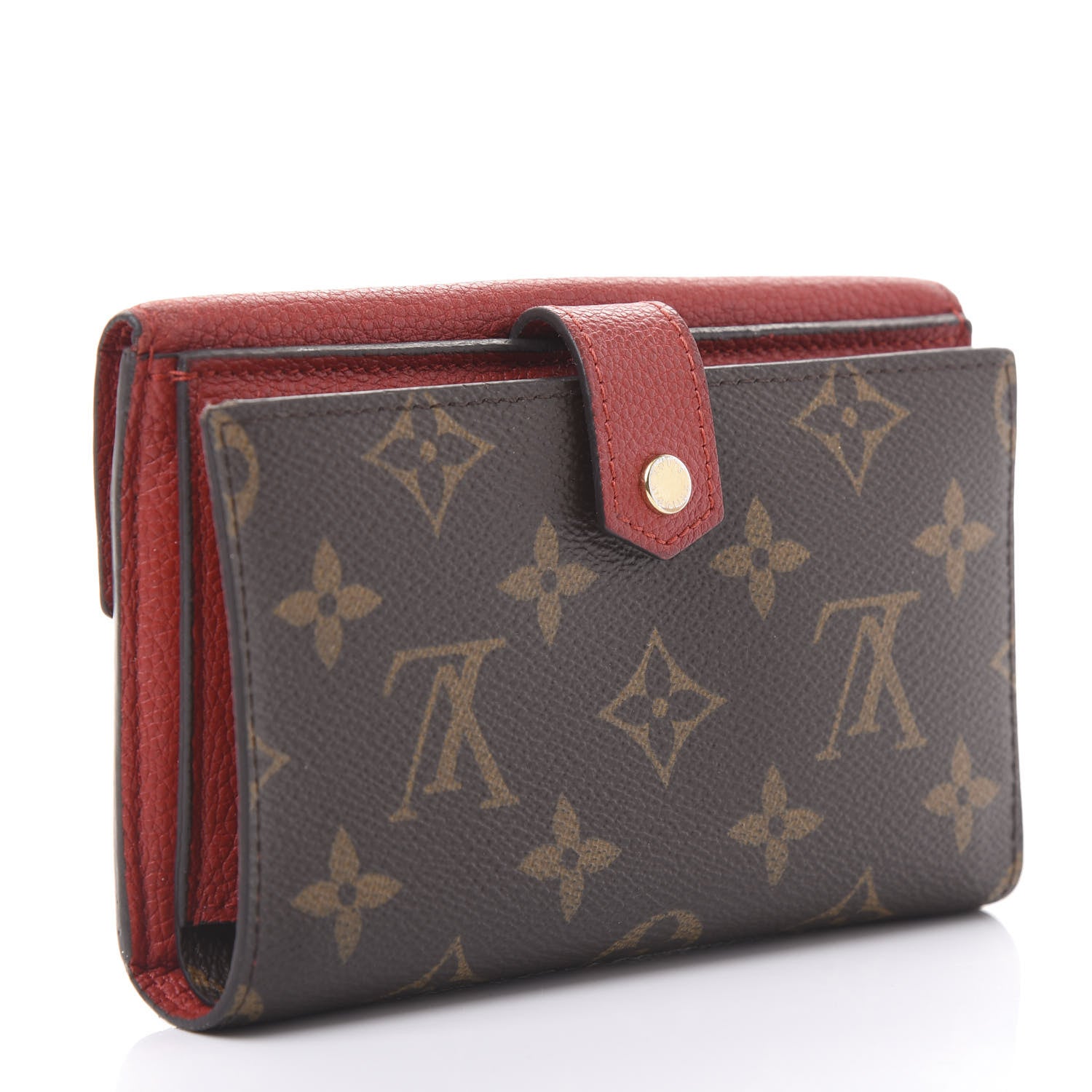 Louis Vuitton Monogram Pallas Compact Wallet Cherry 3 of 9