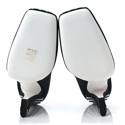 Fendi Lycra Film FF FFreedom Decollete Pumps 38.5 Black White 5 of 8