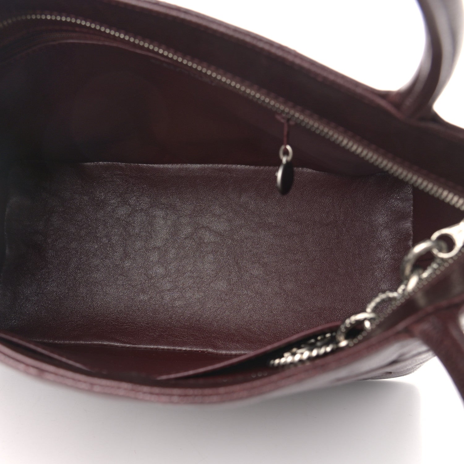 Chanel Caviar Quilted Medallion Tote Bordeaux 4 of 8