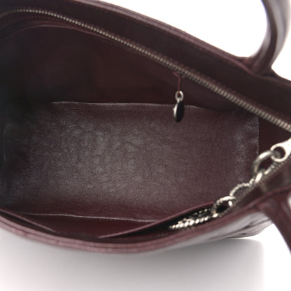 Chanel Caviar Quilted Medallion Tote Bordeaux 4 of 8