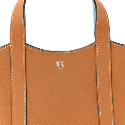 Moynat Taurillon Gex Duo Tote Bag BB Cannelle Azur 7 of 9