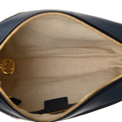 Gucci Canvas Flora Floral Shoulder Bag White Blue Agata Multicolor 5 of 11