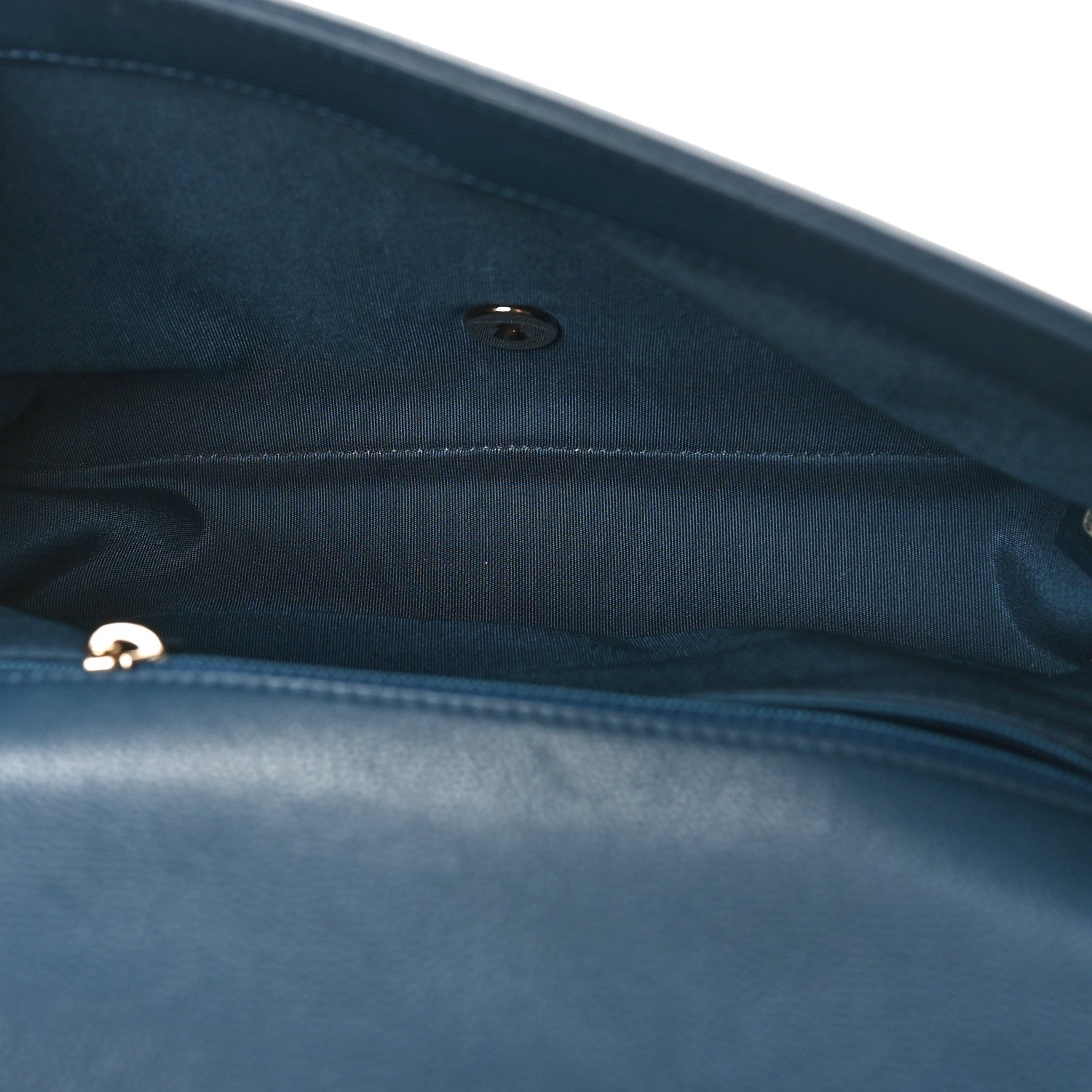 Chanel Caviar Quilted Large Studded Flap Blue 5 of 10
