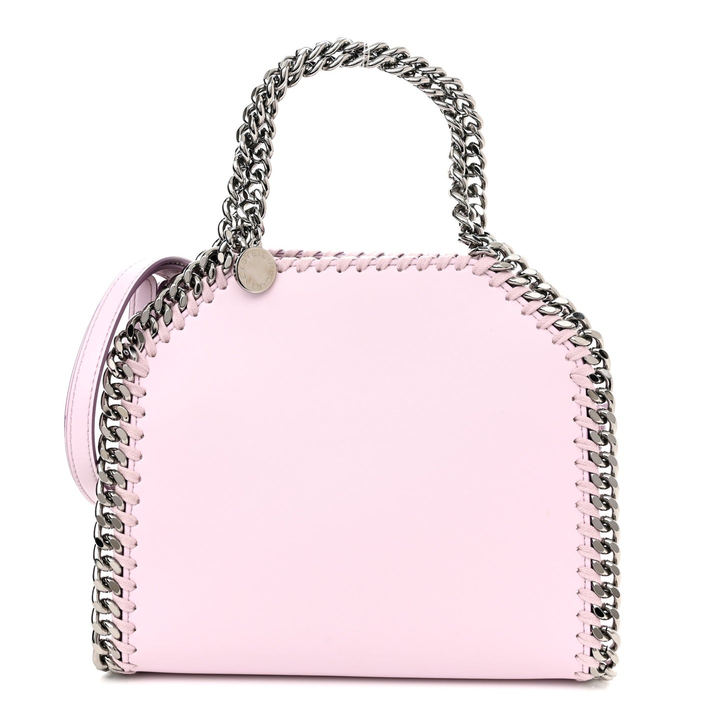 ; STELLA MCCARTNEY Eco Alter Nappa Mini Falabella Box Top Handle Bag Pink