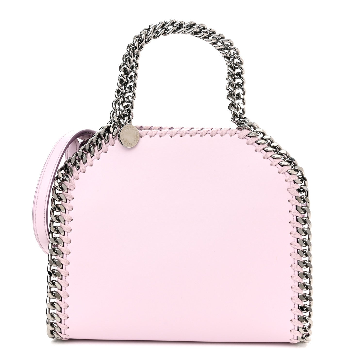 Stella McCartney ; STELLA MCCARTNEY Eco Alter Nappa Mini Falabella Box Top Handle Bag Pink 1 of 9
