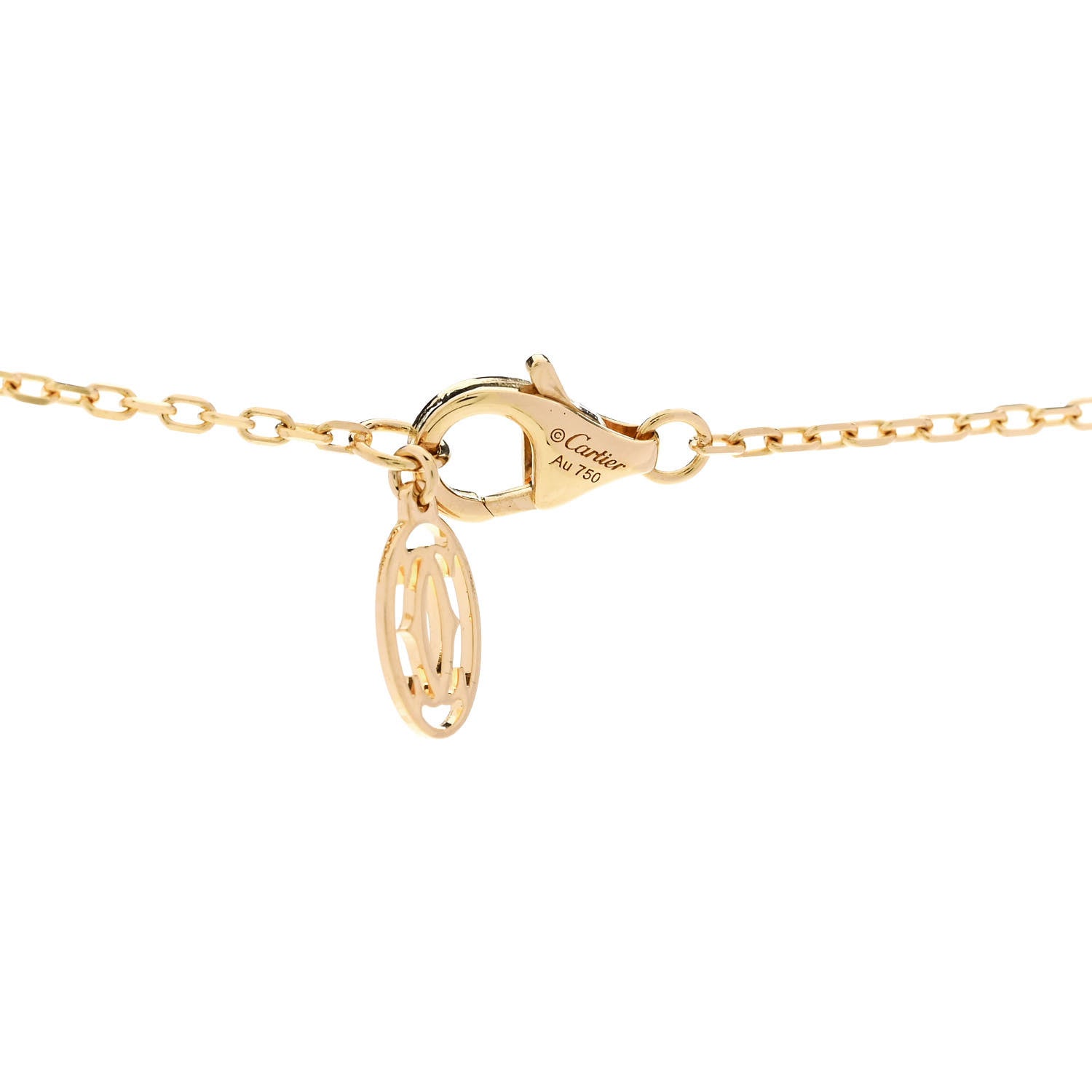 Cartier 18K Yellow Gold Diamond Juste Un Clou Pendant Necklace 4 of 5