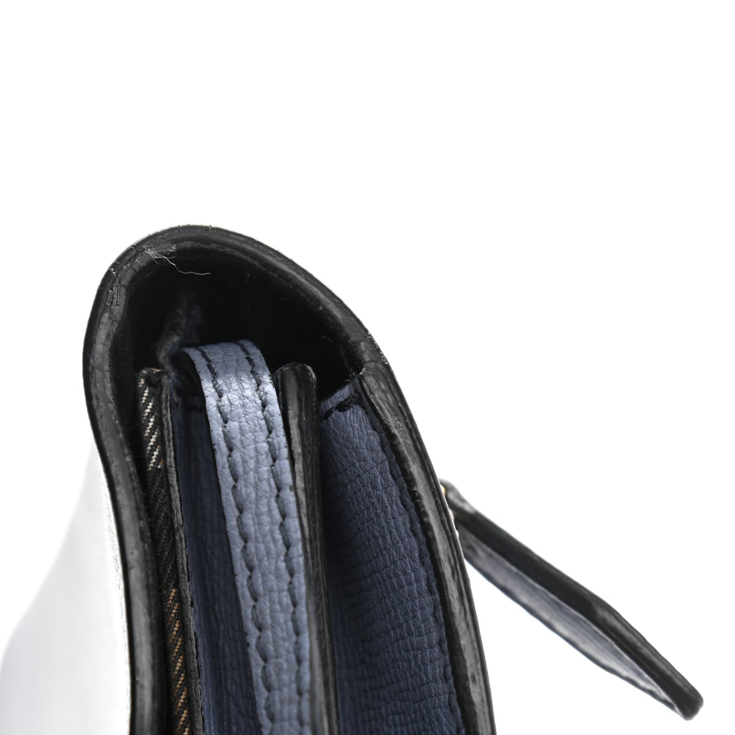 Burberry Derby Calfskin House Check Small Macken Crossbody Bag Slate Blue 23 of 24