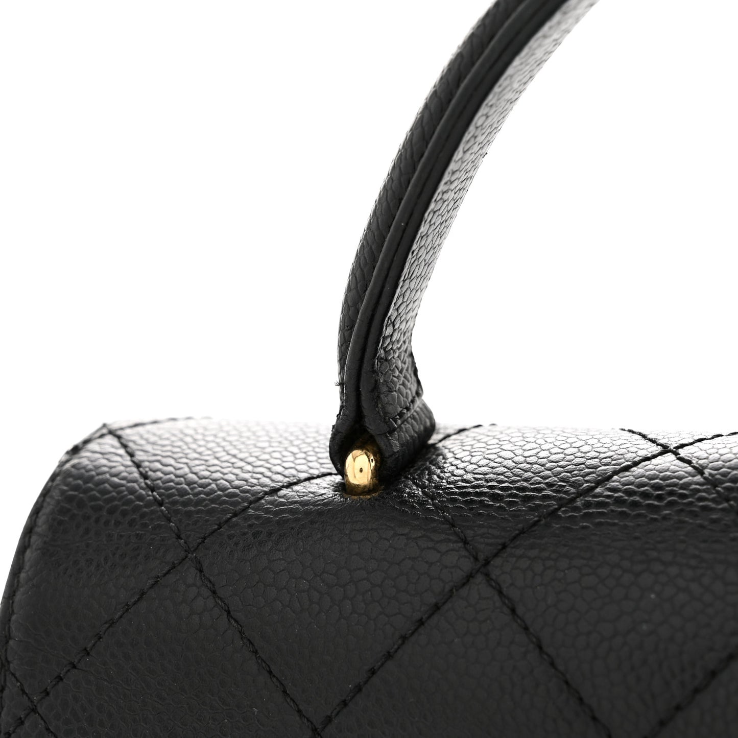 Caviar Quilted Jumbo Kelly Flap Black