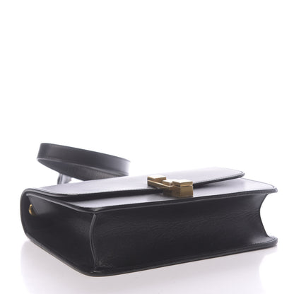 Saint Laurent Smooth Calfskin Carre Satchel Black 4 of 10