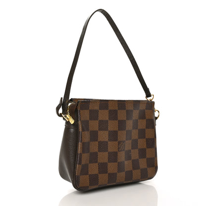 Louis Vuitton Damier Ebene Trousse Make Up Bag Pochette 3 of 7