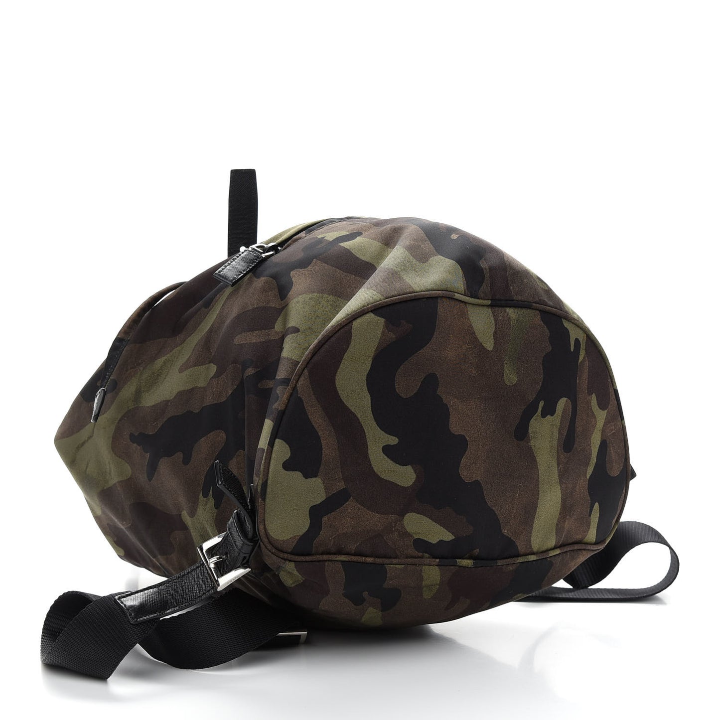 Tessuto Nylon Camouflage Print Cinch Backpack Mimetico