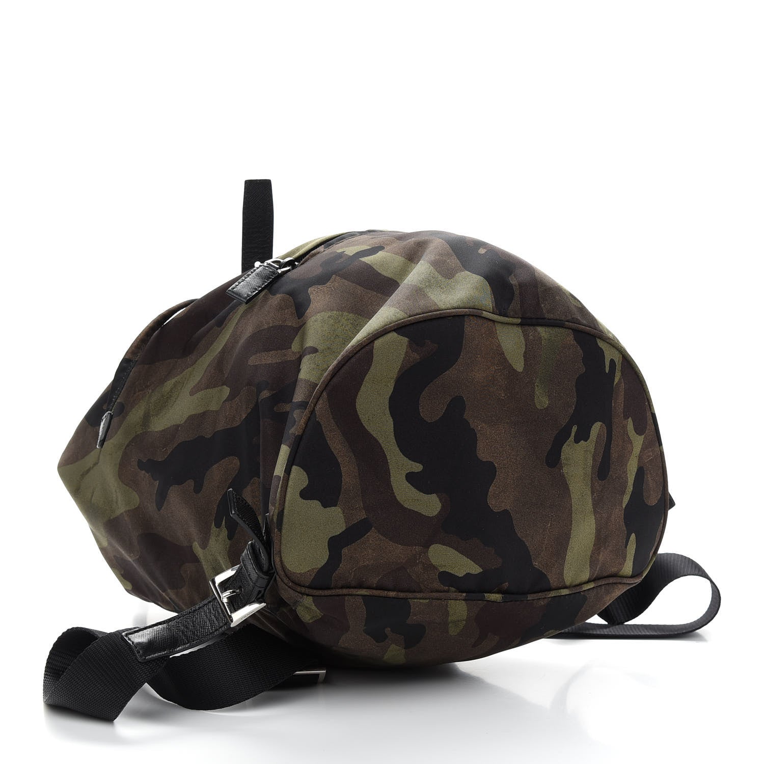 Prada Tessuto Nylon Camouflage Print Cinch Backpack Mimetico 4 of 8