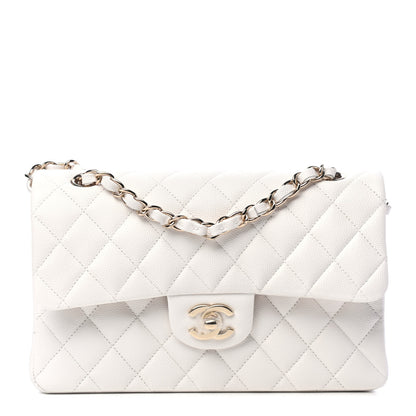 Chanel Caviar Quilted Small Double Flap White 1 of 4