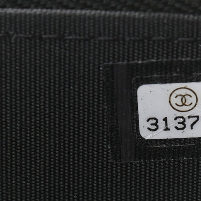 Chanel Lambskin Quilted Top Handle Mini Vanity Case With Chain Black 7 of 11