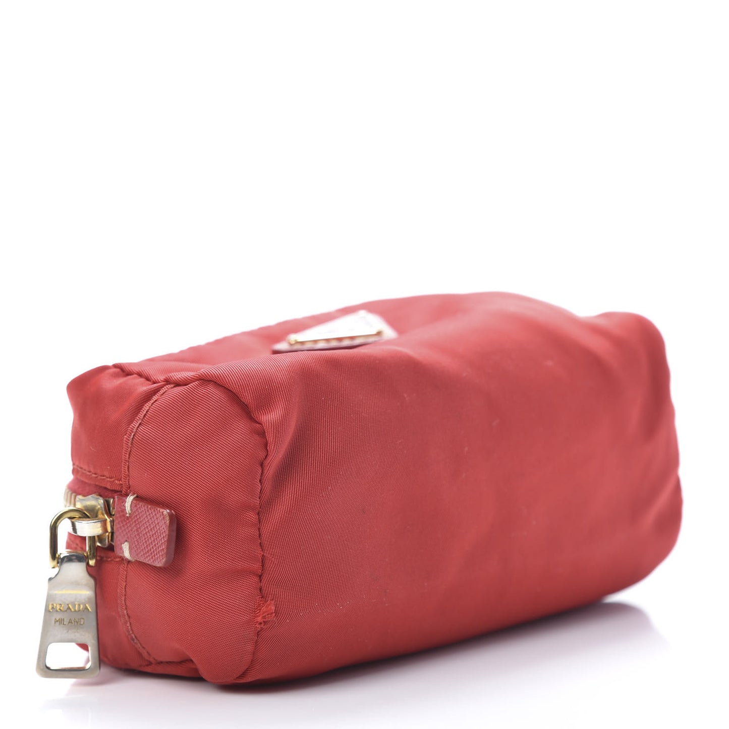 Nylon Vela Cosmetic Pouch Red