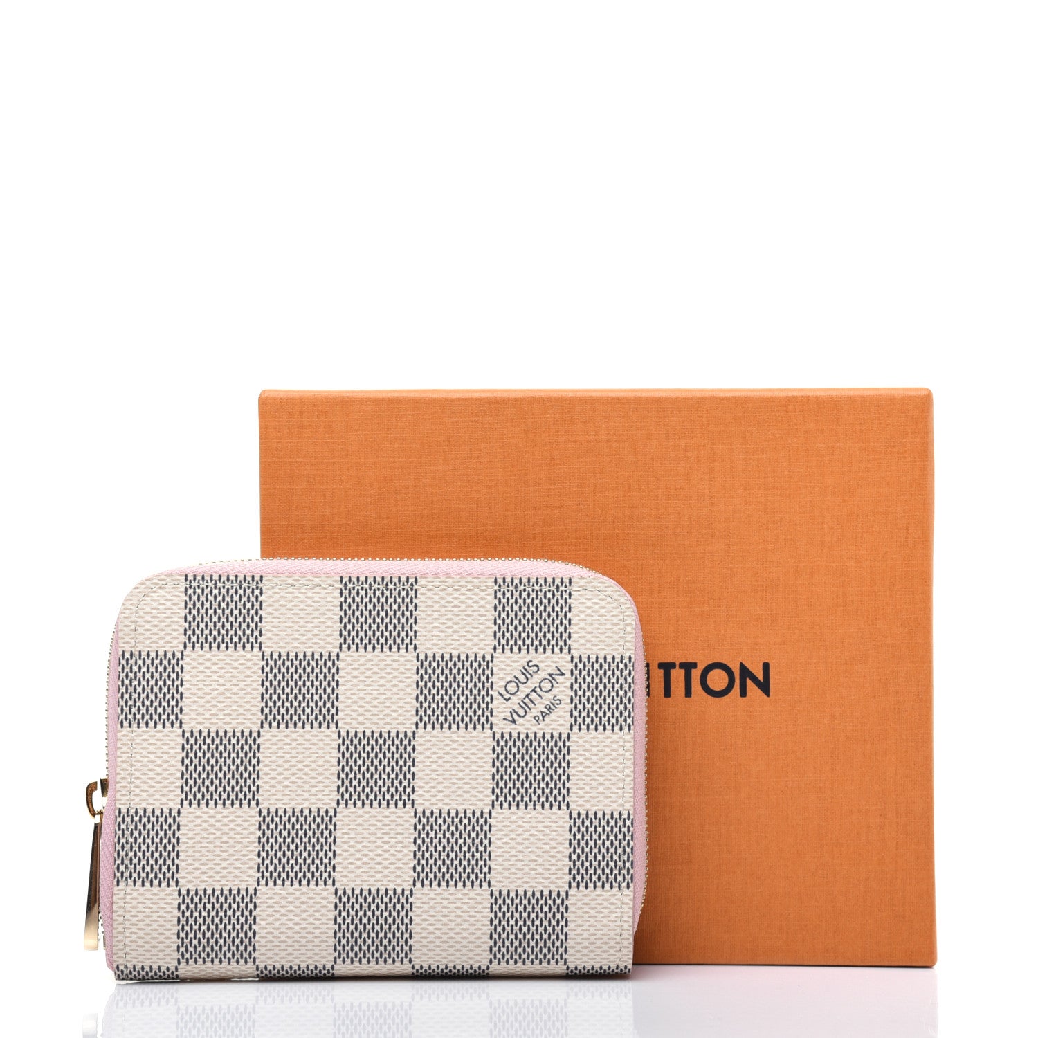 Louis Vuitton Damier Azur Zippy Coin Purse Rose Ballerine 11 of 11