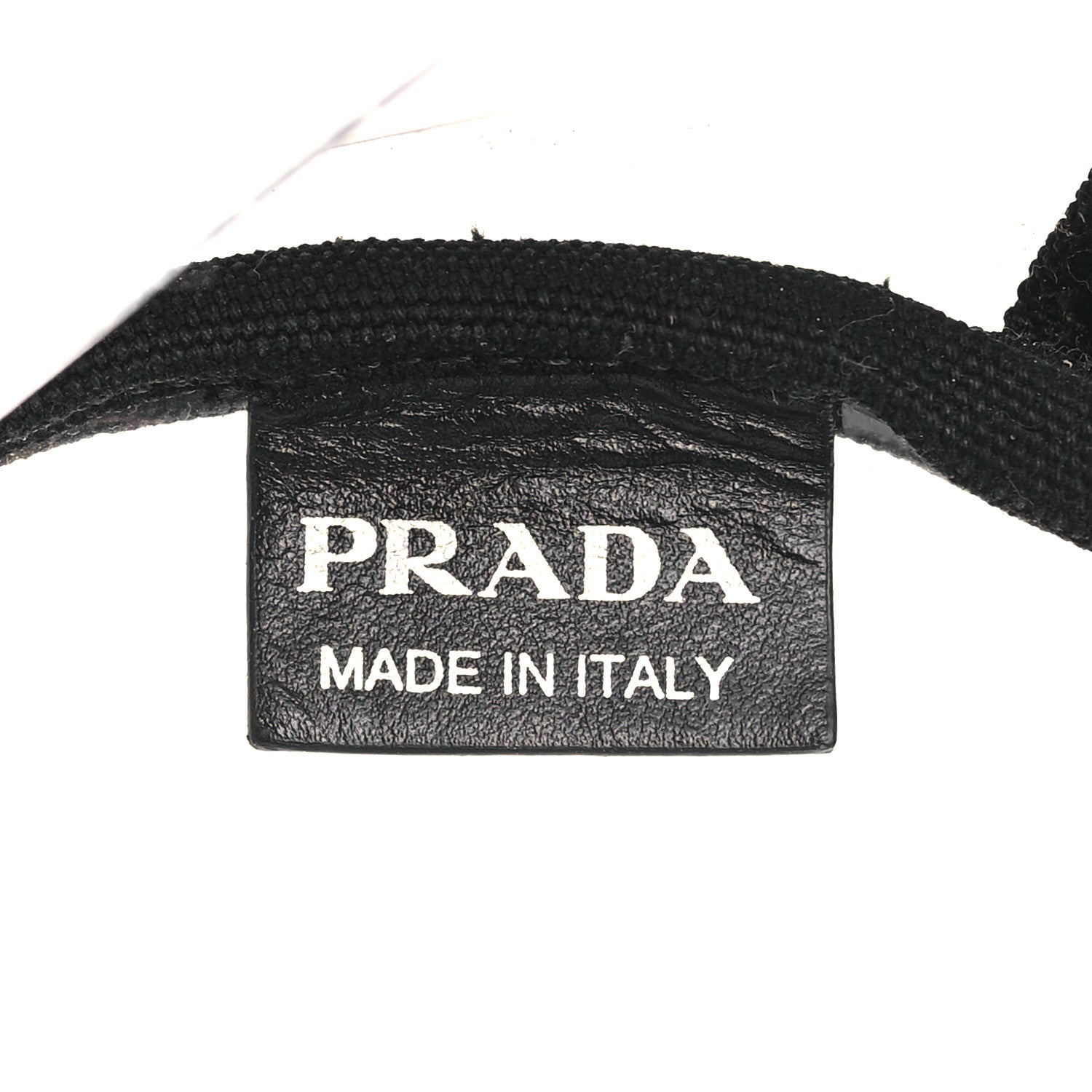 Prada Plexiglass Canapa Small Shopper Tote Black 7 of 9