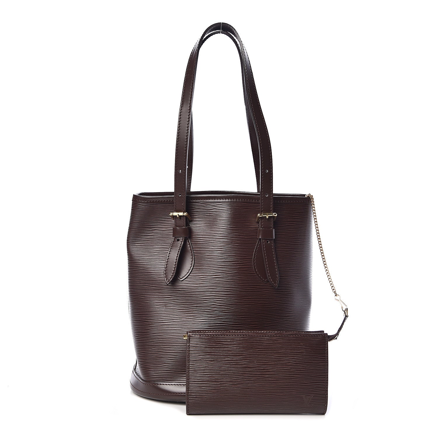 Louis Vuitton Epi Petit Bucket 23 Moka 1 of 10