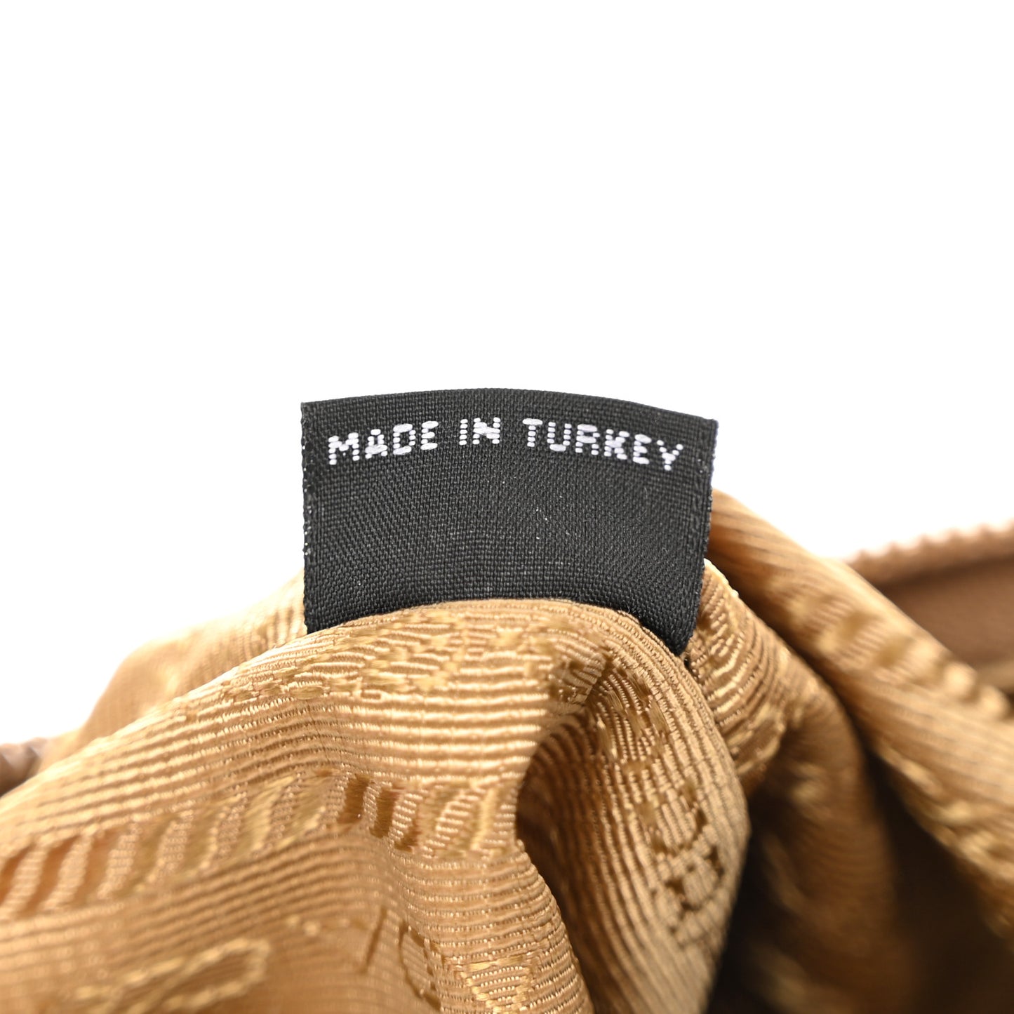 Tessuto Nylon Stitched Shoulder Bag Tobacco