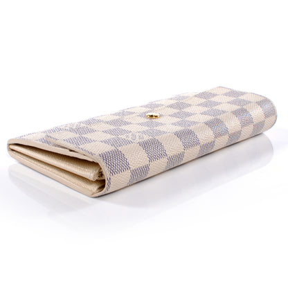 Louis Vuitton Damier Azur Sarah Wallet 3 of 6