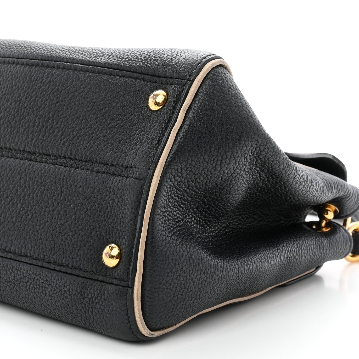 Louis Vuitton Grained Calfskin Monogram Double V Black 10 of 10