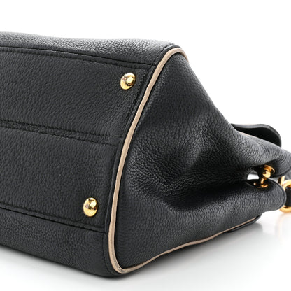 Louis Vuitton Grained Calfskin Monogram Double V Black 10 of 10