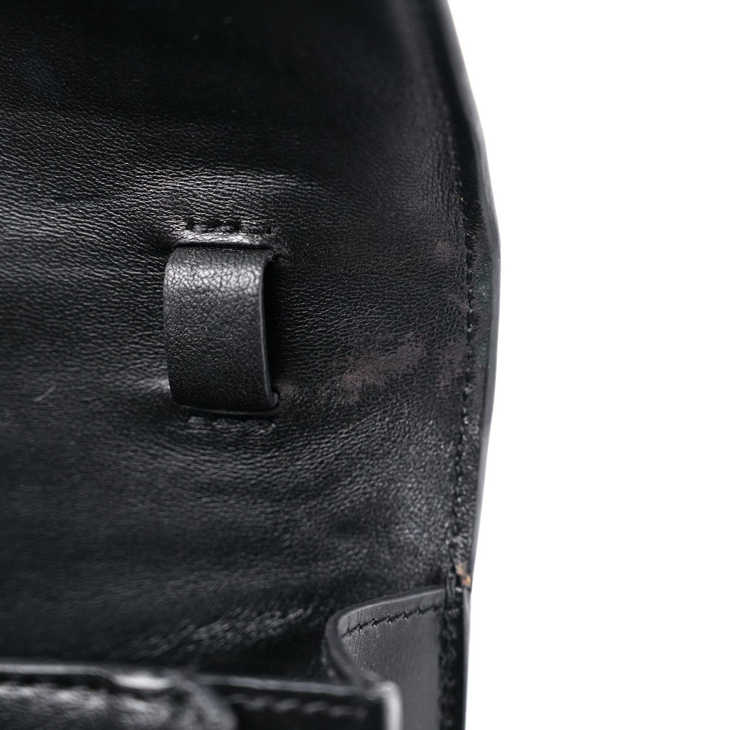 Box Calfskin Teen Classic Box Flap Bag Black