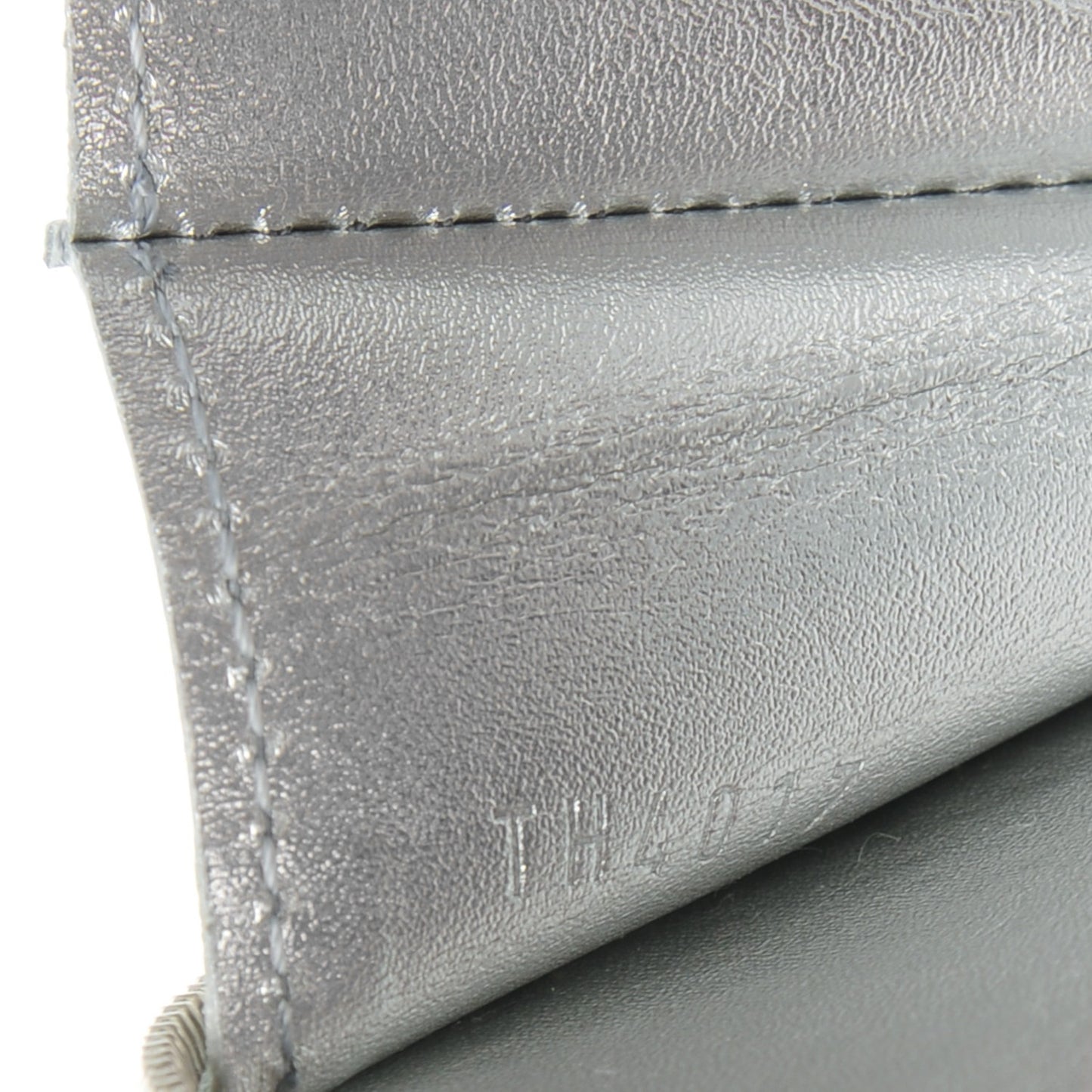 Monogram Miroir Heart Coin Purse Silver