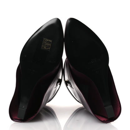 Givenchy Calfskin Shark Lock Ankle Boots 40 Oxblood Red 7 of 12