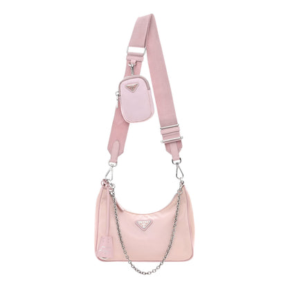 Prada Nylon Re-Edition 2005 Shoulder Bag Alabastro 1 of 13