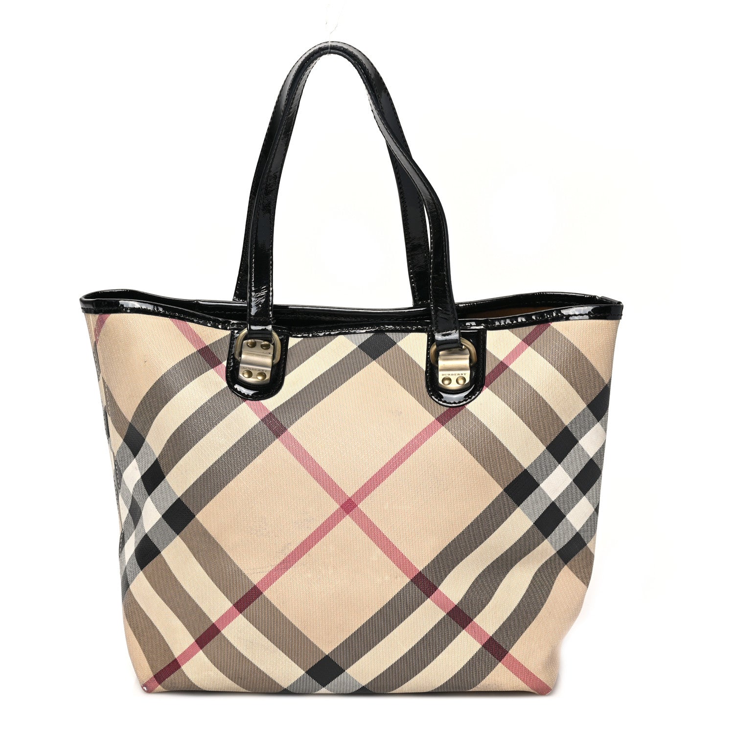 Burberry Nova Check Shoulder Bag Black 1 of 8