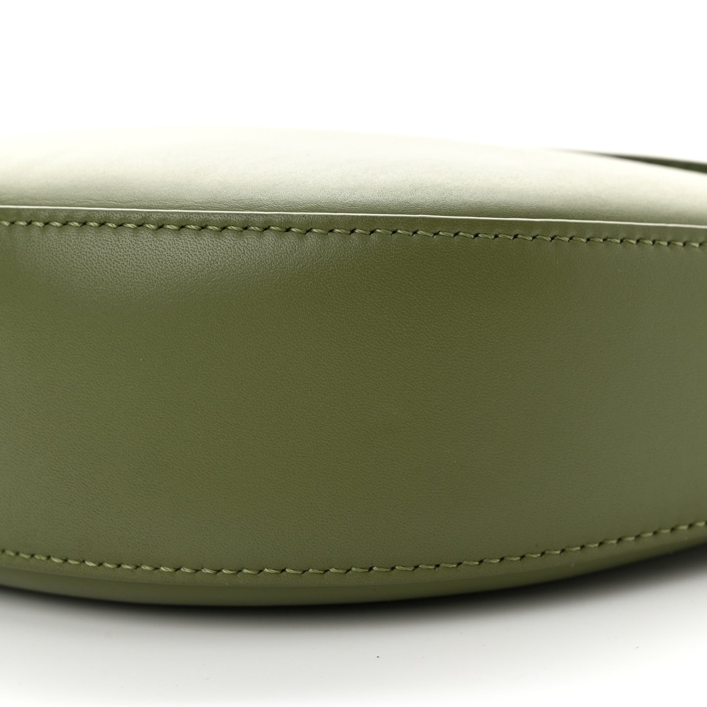 Satin Calfskin Jacquard Small Luna Bag Avocado Green