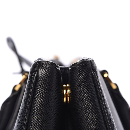 Prada Saffiano Large Galleria Double Zip Tote Black 18 of 20