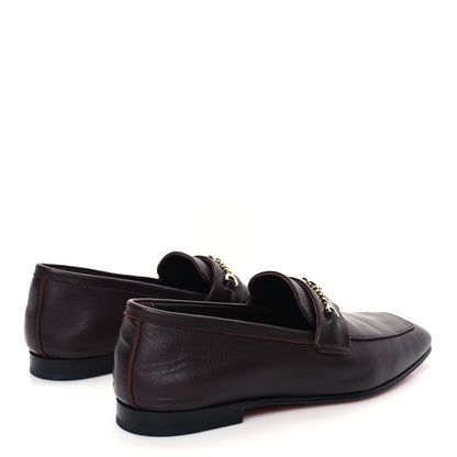 Christian Louboutin Calf Glove MJ Mock Womens Flat 36 Merlot 4 of 8