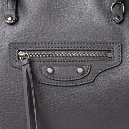 Balenciaga Veau Papier A4 Zip Around Tote Gris Acier 8 of 12