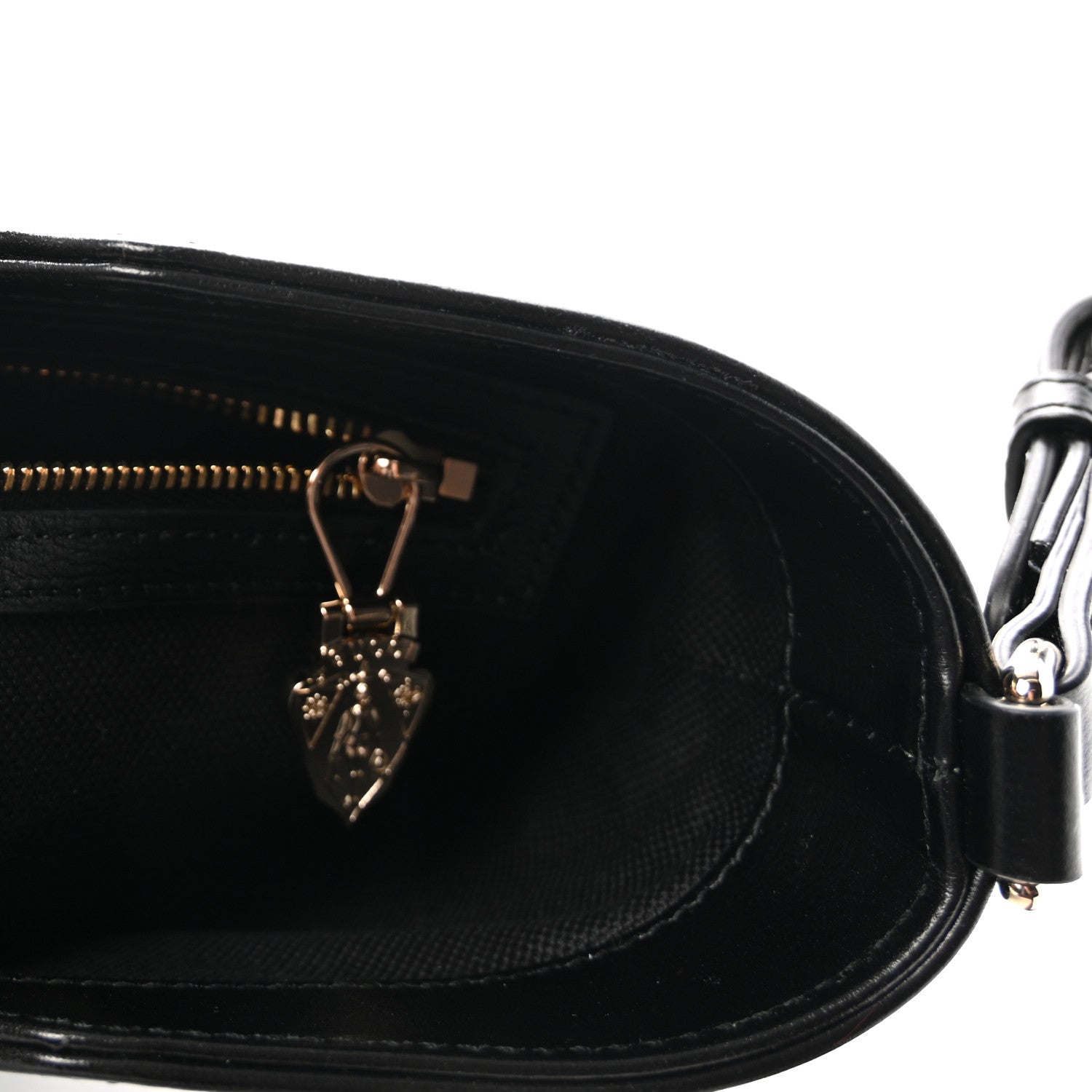Gucci Tritone Calfskin Web Mini Ophidia Bucket Bag Black 6 of 9