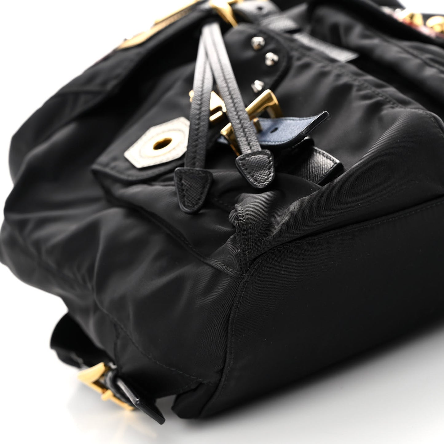 Tessuto Nylon Saffiano Robot Backpack Black Mimosa