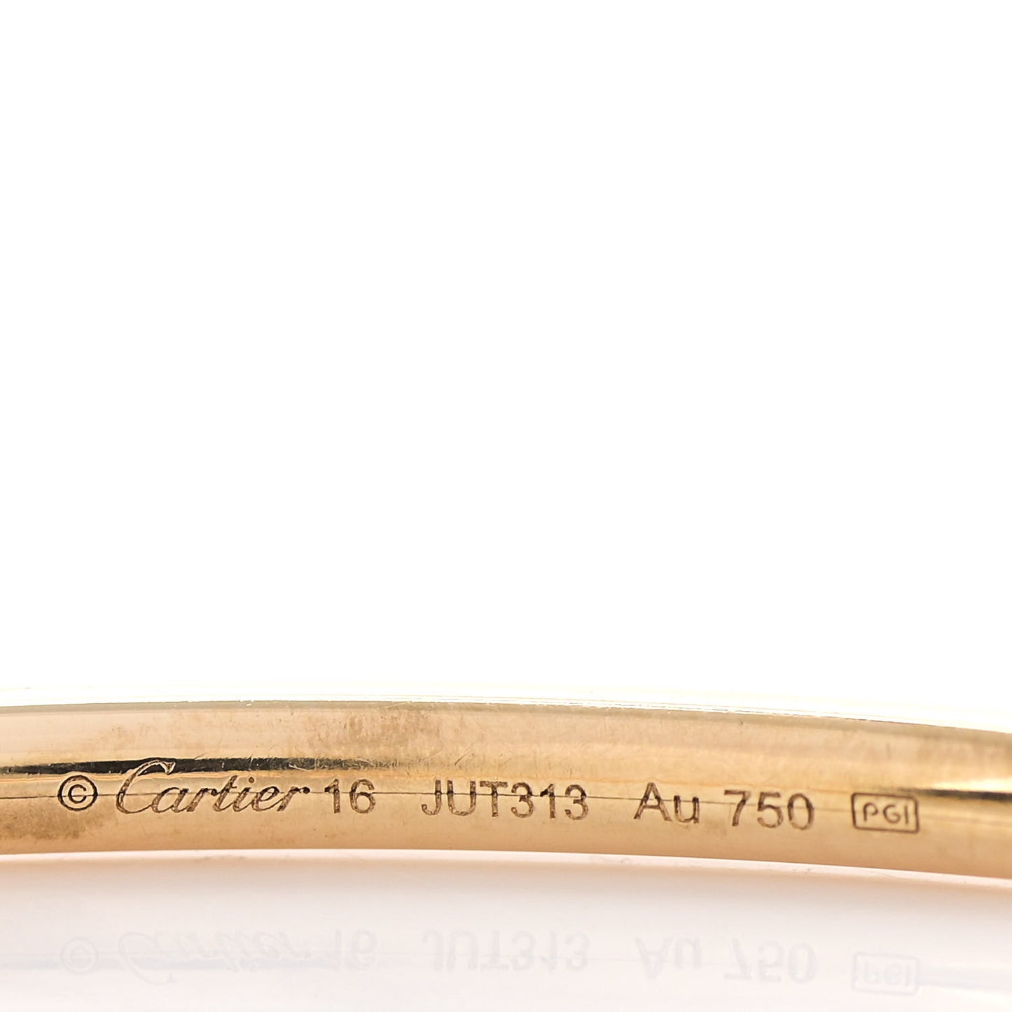18K Yellow Gold Small Juste Un Clou Bracelet 16