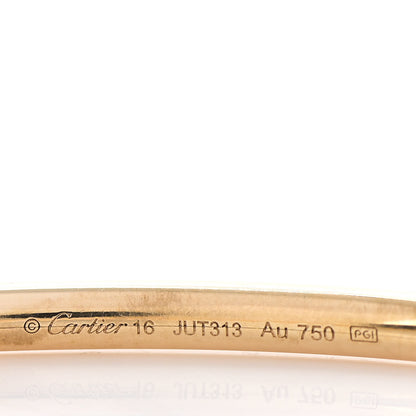 Cartier 18K Yellow Gold Small Juste Un Clou Bracelet 16 4 of 5