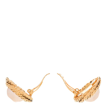 Chanel Pearl Clip On Earrings Gold 3 of 4