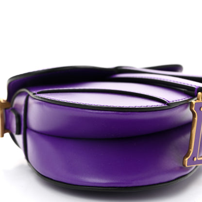 Christian Dior Supple Calfskin Mini Saddle Bag Purple 9 of 10